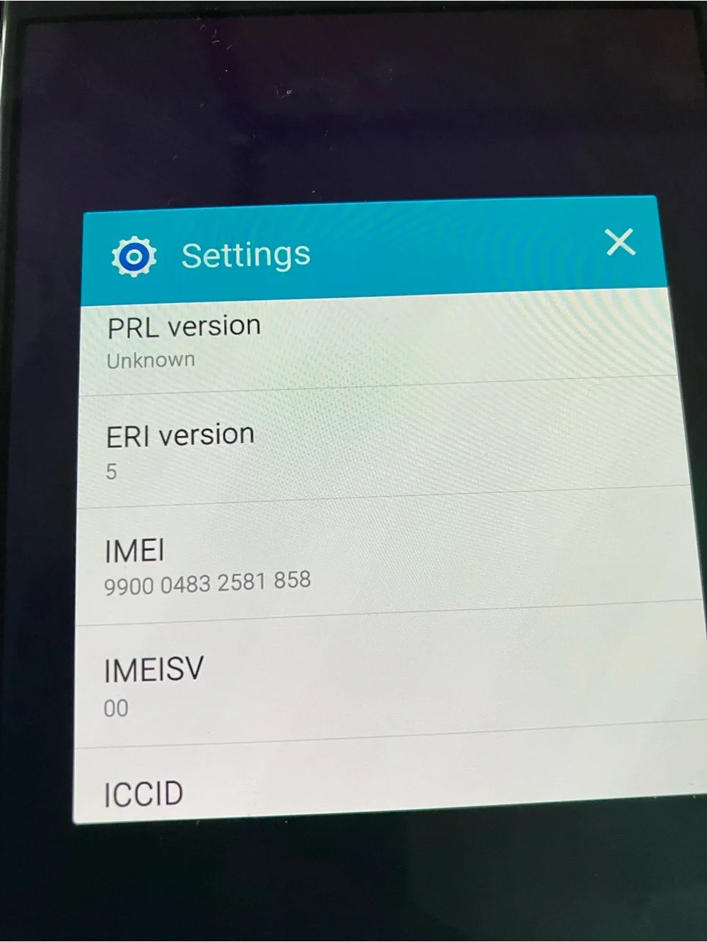 Samsung Galaxy Note 4 Verizon IMEI